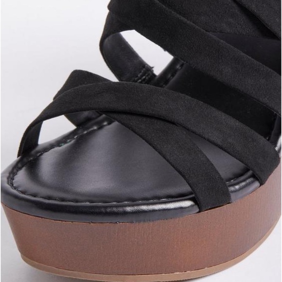 Torrid Ankle Wrap Wood Block Heel (WW) - Picture 11 of 12